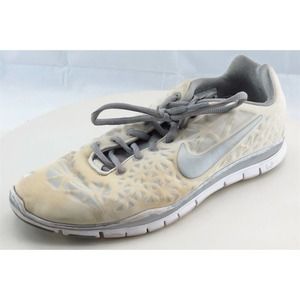Nike Free TR fit 3 Size 9.5 M light yellow Lace Up Running Fabric Shoes